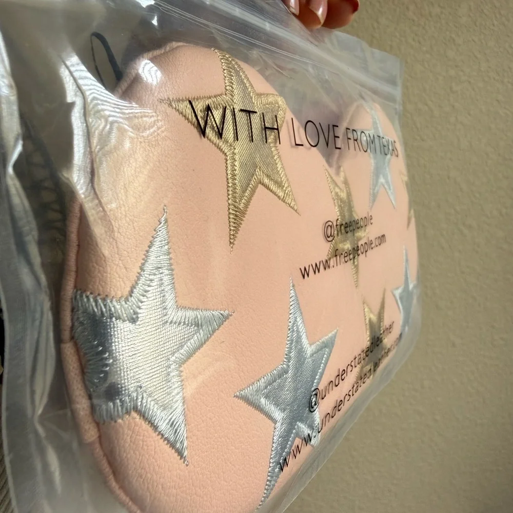 Free People x Understated Leather Eye Mask Pink